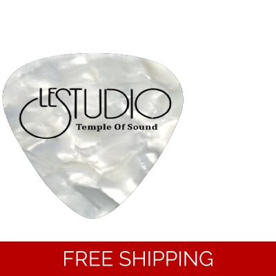 Le Studio Guitar Picks Pearl & Black Logo TOS